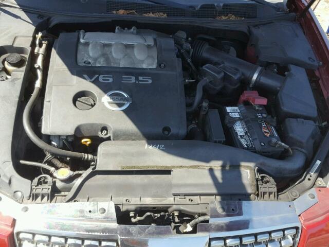 1N4BA41E36C831058 - 2006 NISSAN MAXIMA BURGUNDY photo 7