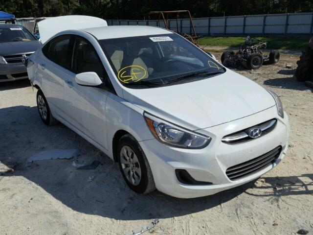 KMHCT4AEXGU973147 - 2016 HYUNDAI ACCENT WHITE photo 1