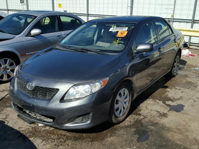 JTDBL40E699039168 - 2009 TOYOTA COROLLA GRAY photo 2