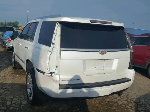 1GYS3CKJ7GR320259 - 2016 CADILLAC ESCALADE P WHITE photo 3