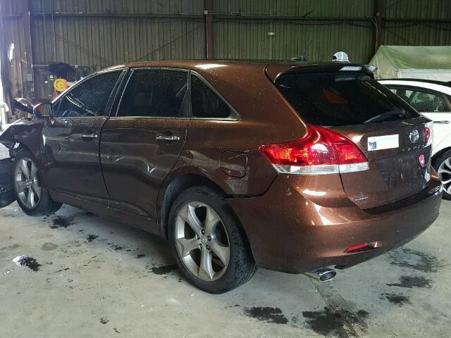 4T3ZK3BB8AU021225 - 2010 TOYOTA VENZA BASE BROWN photo 3