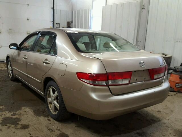 1HGCM56633A133443 - 2003 HONDA ACCORD BEIGE photo 3