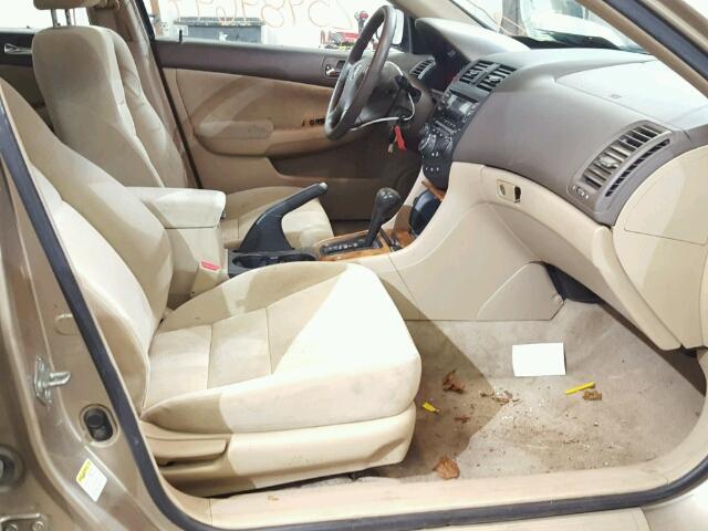 1HGCM56633A133443 - 2003 HONDA ACCORD BEIGE photo 5