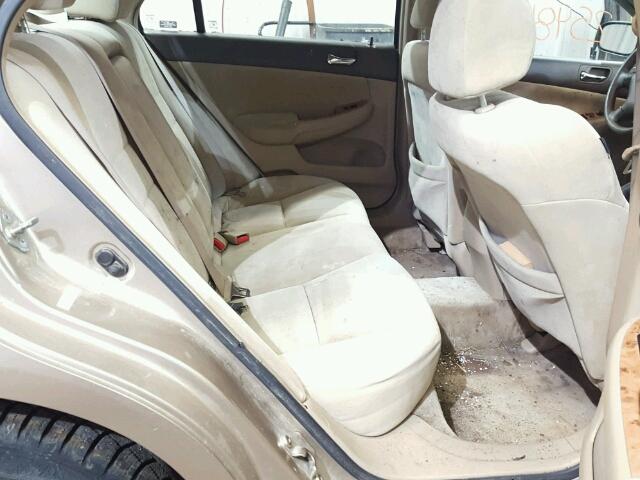 1HGCM56633A133443 - 2003 HONDA ACCORD BEIGE photo 6