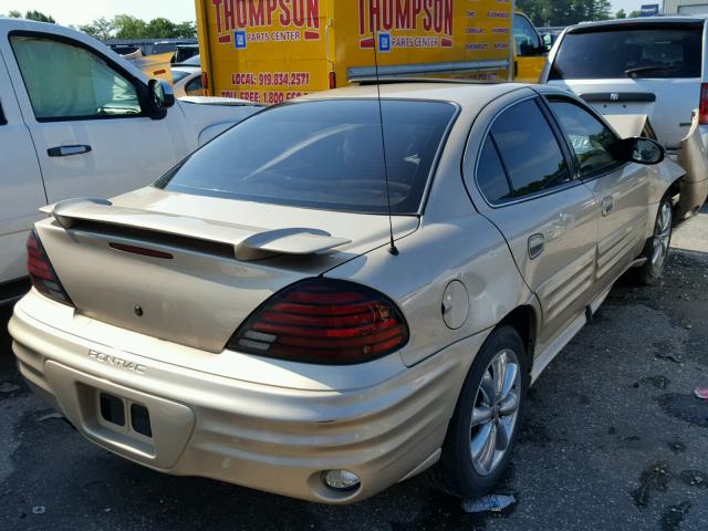 1G2NF52E02M597130 - 2002 PONTIAC GRAND AM S GOLD photo 4