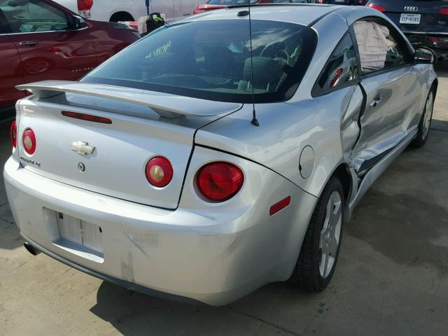 1G1AF1F55A7235104 - 2010 CHEVROLET COBALT 2LT SILVER photo 4