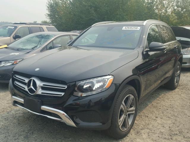 WDC0G4KB6HF226581 - 2017 MERCEDES-BENZ GLC 300 4M BLACK photo 2