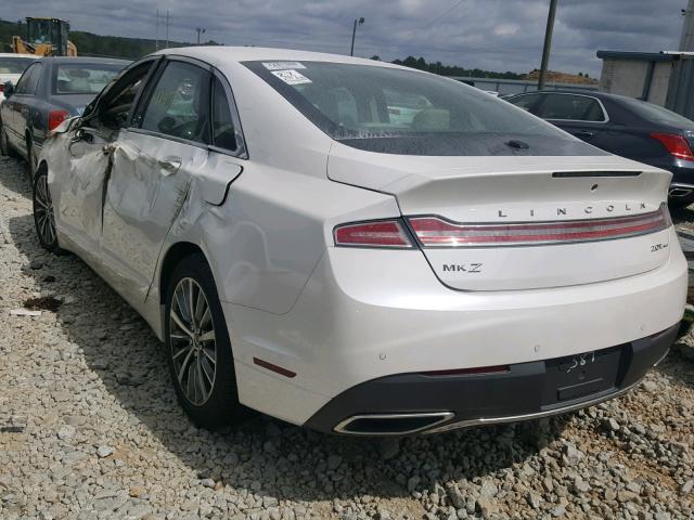 3LN6L5B94HR630587 - 2017 LINCOLN MKZ PREMIE WHITE photo 3