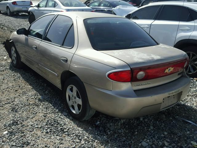 1G1JF52F547185427 - 2004 CHEVROLET CAVALIER L TAN photo 3