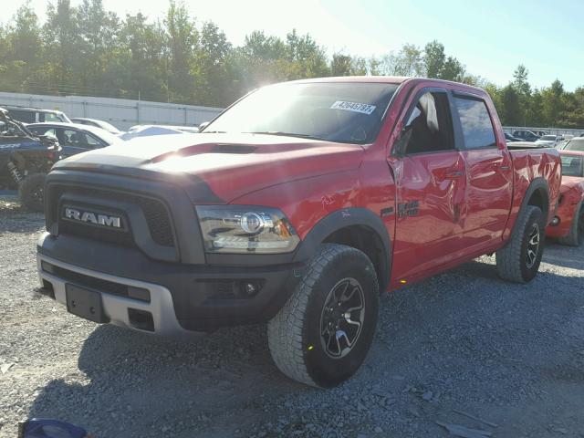 1C6RR7YT2GS121266 - 2016 RAM 1500 REBEL წითელი ფოტო 2