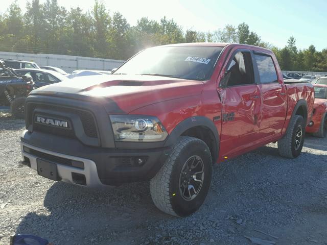 1C6RR7YT2GS121266 - 2016 RAM 1500 REBEL RED photo 2