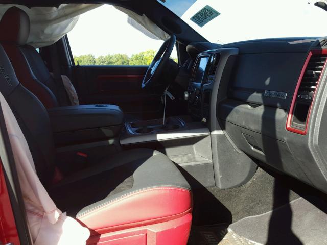 1C6RR7YT2GS121266 - 2016 RAM 1500 REBEL წითელი ფოტო 5