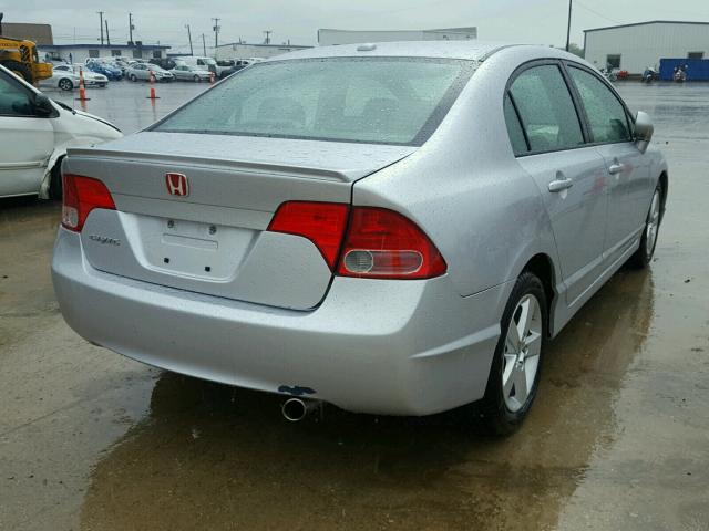 2HGFA16968H511241 - 2008 HONDA CIVIC EXL 银色 照片 4