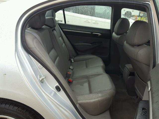 2HGFA16968H511241 - 2008 HONDA CIVIC EXL 银色 照片 6