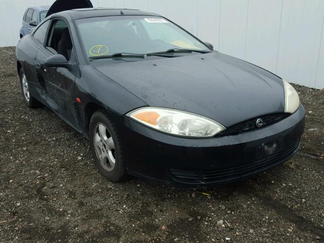 1ZWFT61L215607723 - 2001 MERCURY COUGAR V6 BLACK photo 1