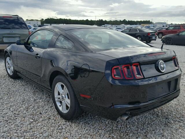 1ZVBP8AM4E5254306 - 2014 FORD MUSTANG BLACK photo 3