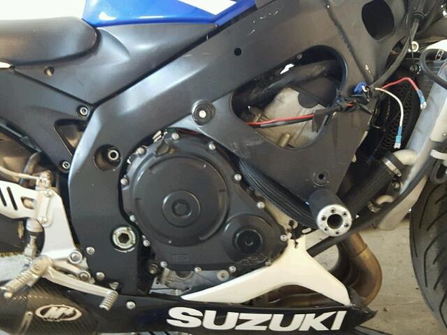 JS1GN7DAX62101968 - 2006 SUZUKI GSX-R600 K BLUE photo 7