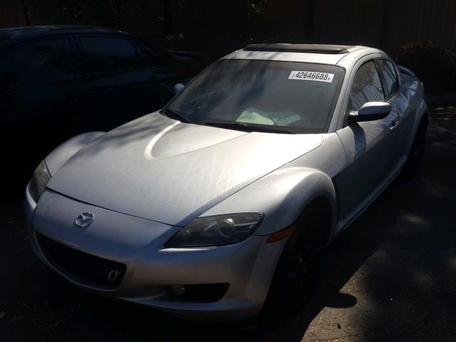 JM1FE173340137215 - 2004 MAZDA RX8 SILVER photo 2