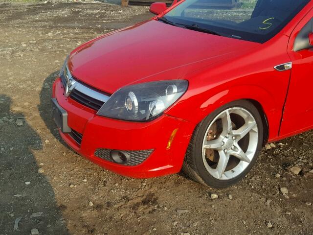 W08AT271085085919 - 2008 SATURN ASTRA XR RED photo 9