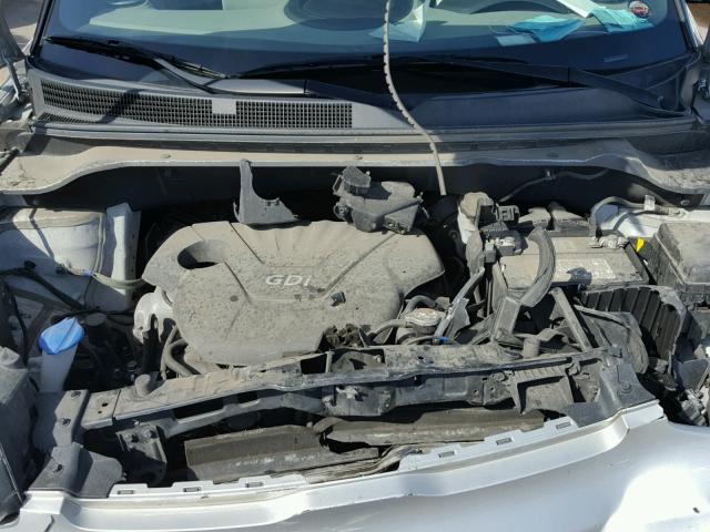 KNDJN2A23E7714348 - 2014 KIA SOUL SILVER photo 7