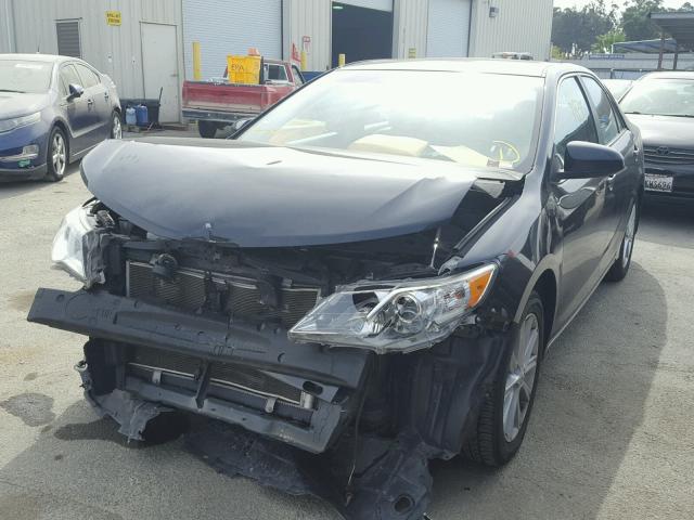 4T4BF1FK4CR214400 - 2012 TOYOTA CAMRY BASE BLUE photo 2