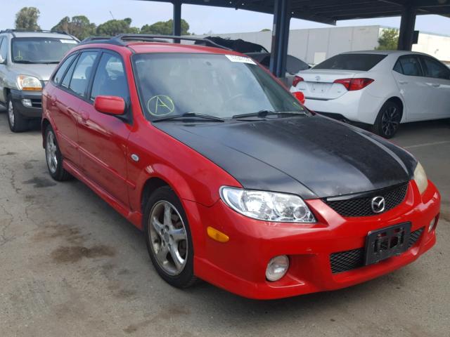 JM1BJ245521608570 - 2002 MAZDA PROTEGE PR RED photo 1