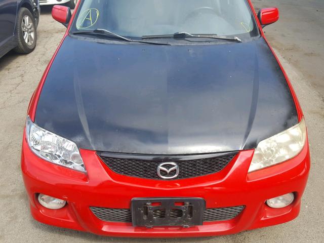 JM1BJ245521608570 - 2002 MAZDA PROTEGE PR RED photo 9