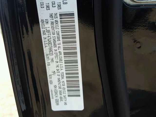 1J8FF47WX8D700633 - 2008 JEEP COMPASS SP 黑色 照片 10