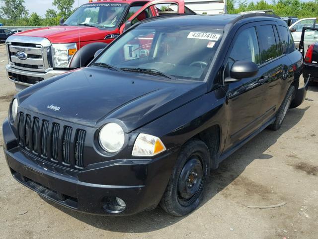 1J8FF47WX8D700633 - 2008 JEEP COMPASS SP 黑色 照片 2