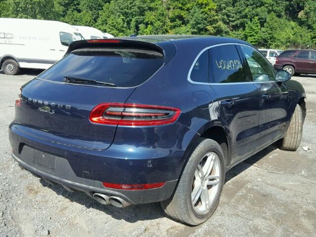 WP1AB2A54HLB14807 - 2017 PORSCHE MACAN S BLUE photo 4