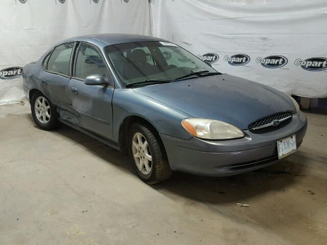 1FAFP55U8YA133213 - 2000 FORD TAURUS BLUE photo 1