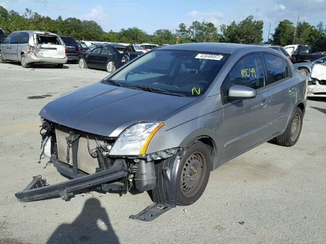 3N1AB6AP8BL695673 - 2011 NISSAN SENTRA 2.0 GRAY photo 2