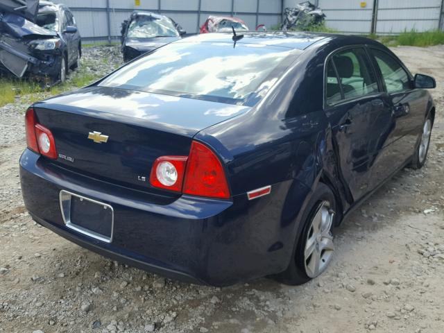 1G1ZG57B89F122616 - 2009 CHEVROLET MALIBU LS Mavi foto 4