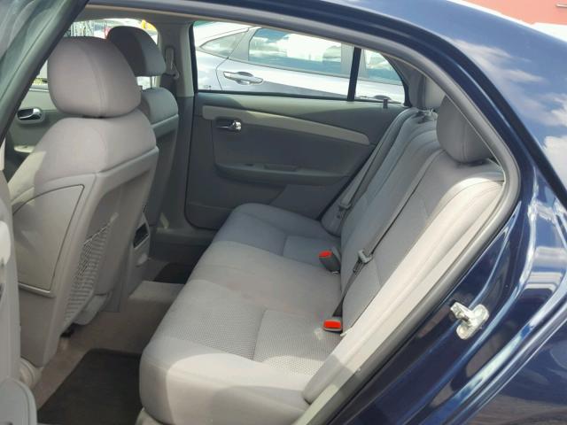1G1ZG57B89F122616 - 2009 CHEVROLET MALIBU LS Mavi foto 6