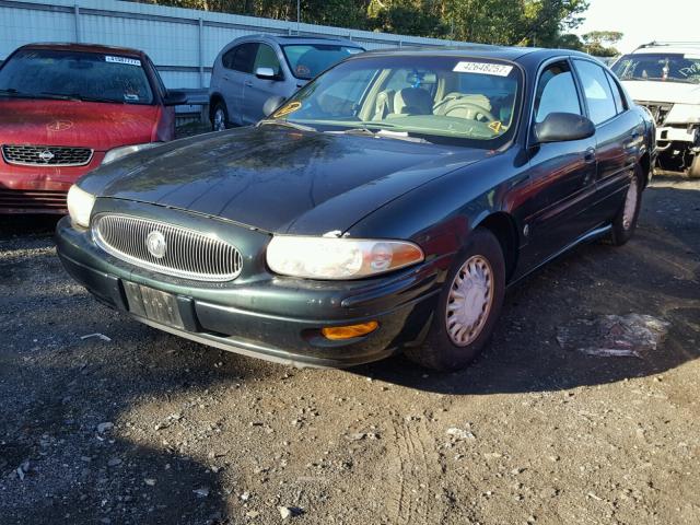 1G4HP54K014219389 - 2001 BUICK LESABRE GREEN photo 2