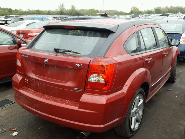 1B3HE78K37D110015 - 2007 DODGE CALIBER R/ RED photo 4