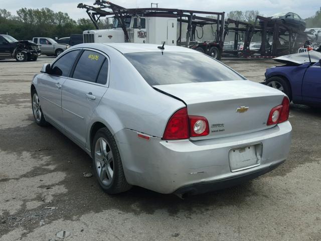 1G1ZH57B094111036 - 2009 CHEVROLET MALIBU 1LT SILVER photo 3