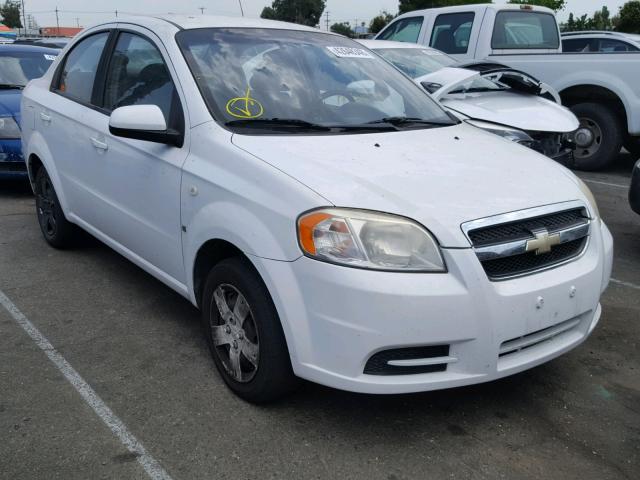 KL1TD56657B104242 - 2007 CHEVROLET AVEO BASE Ağ foto 1