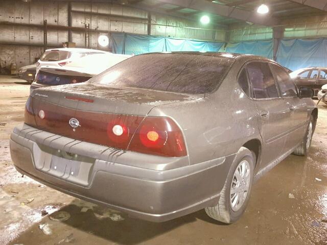2G1WF52E539215794 - 2003 CHEVROLET IMPALA 棕色 照片 4