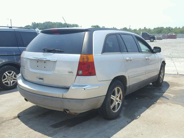 2A8GM68X77R126713 - 2007 CHRYSLER PACIFICA T SILVER photo 4