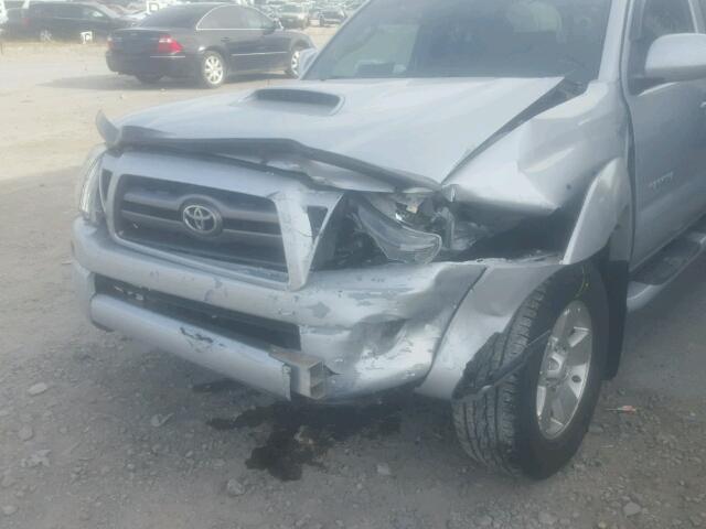 5TETU4GN1AZ740524 - 2010 TOYOTA TACOMA PRE SILVER photo 9