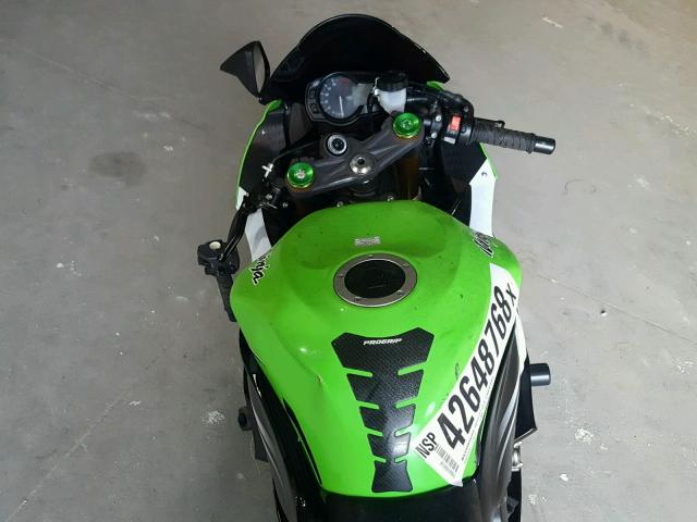 JKBZXJE11FA016260 - 2015 KAWASAKI ZX636 E GREEN photo 5