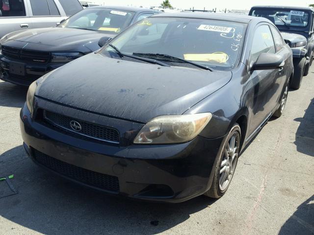 JTKDE177060077593 - 2006 TOYOTA SCION TC BLACK photo 2