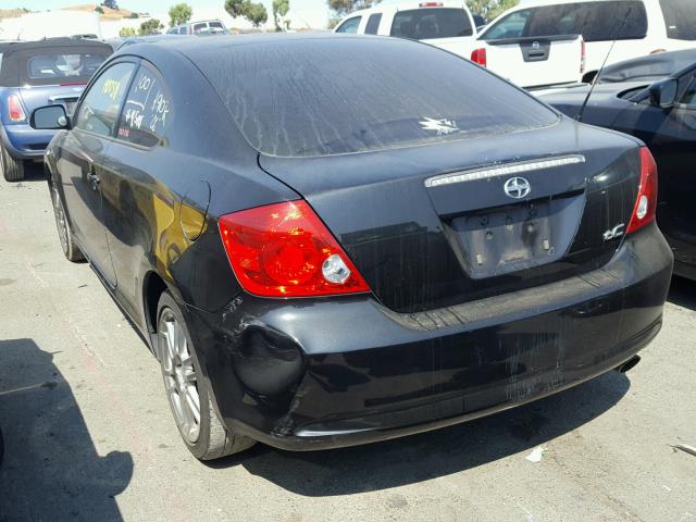 JTKDE177060077593 - 2006 TOYOTA SCION TC 黑色 照片 3