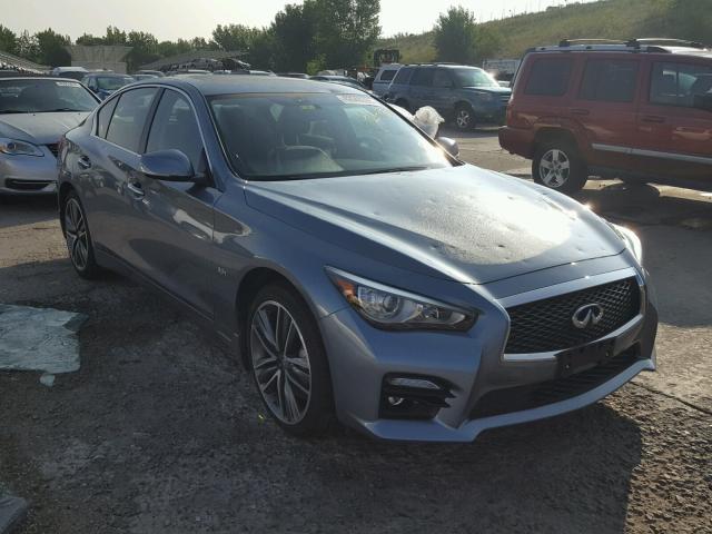 JN1EV7AR5HM832244 - 2017 INFINITI Q50 PREMIU BLUE photo 1