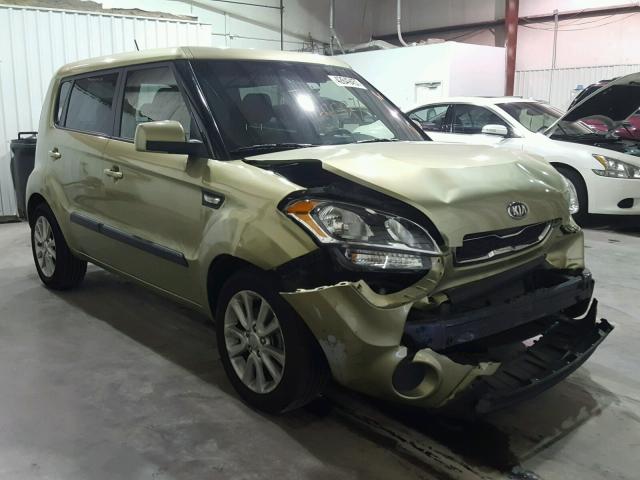 KNDJT2A50D7600676 - 2013 KIA SOUL GREEN photo 1