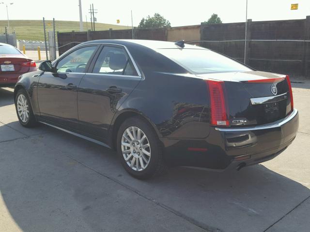1G6DC5E59C0158516 - 2012 CADILLAC CTS BLACK photo 3
