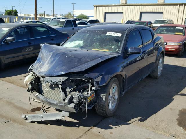 1C3CDZCB5DN544736 - 2013 DODGE AVENGER SX BLUE photo 2