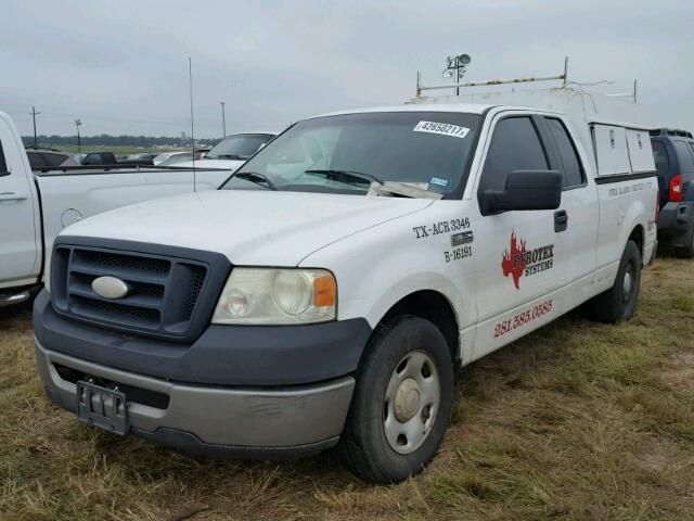 1FTRX12W57KC19092 - 2007 FORD F150 WHITE photo 2