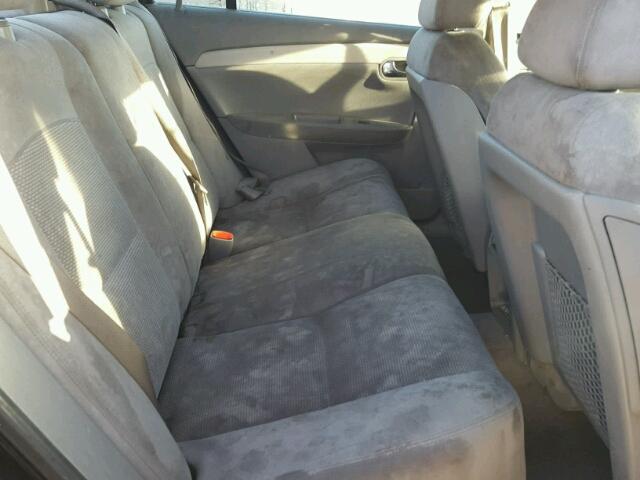 1G1ZG57B084304160 - 2008 CHEVROLET MALIBU LS Սև լուսանկար 6
